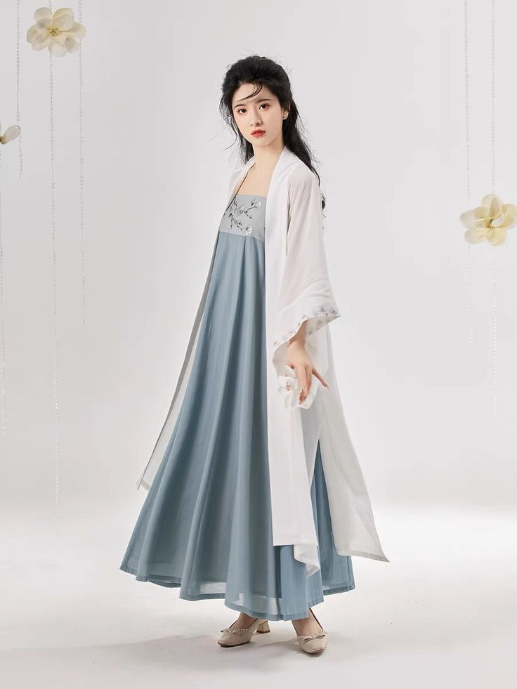 Vintage-Style Womens Cheongsam Qipao Two-Piece Set in the Republic of China Era