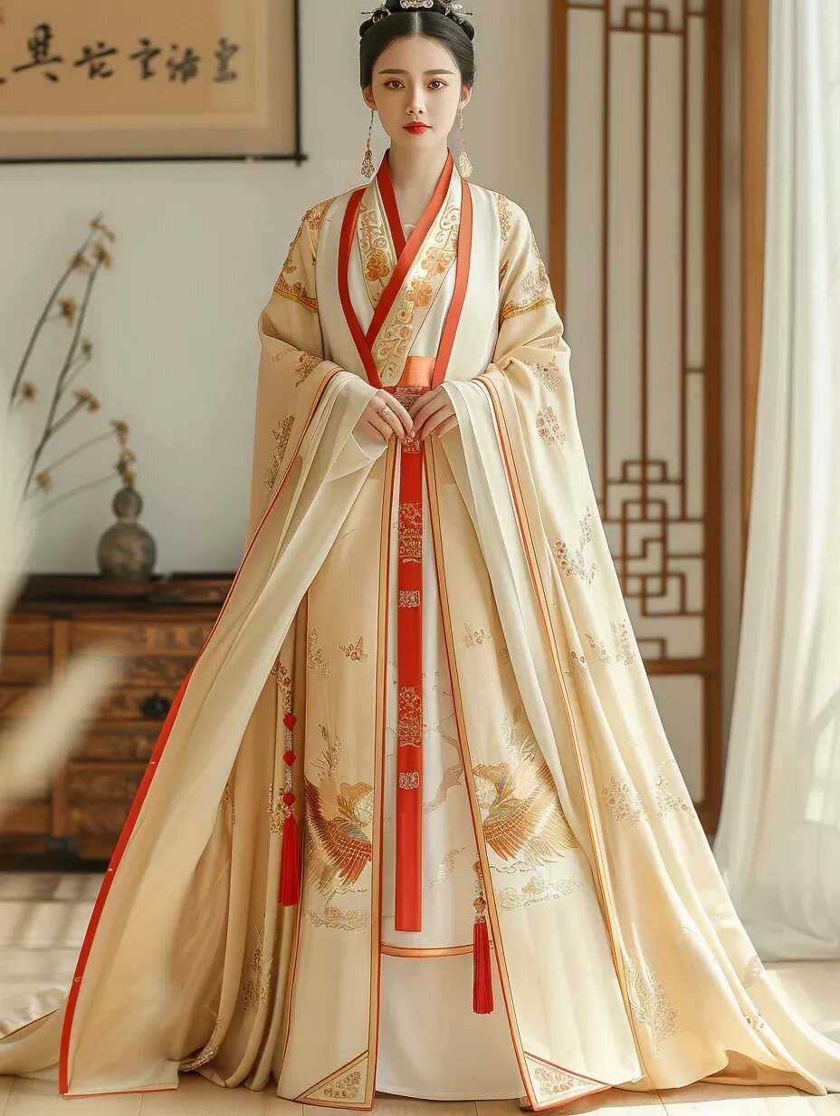 Exploring the World of Ancient Hanfu Girls Hair Ornaments:The Rear-Pressing Headdress