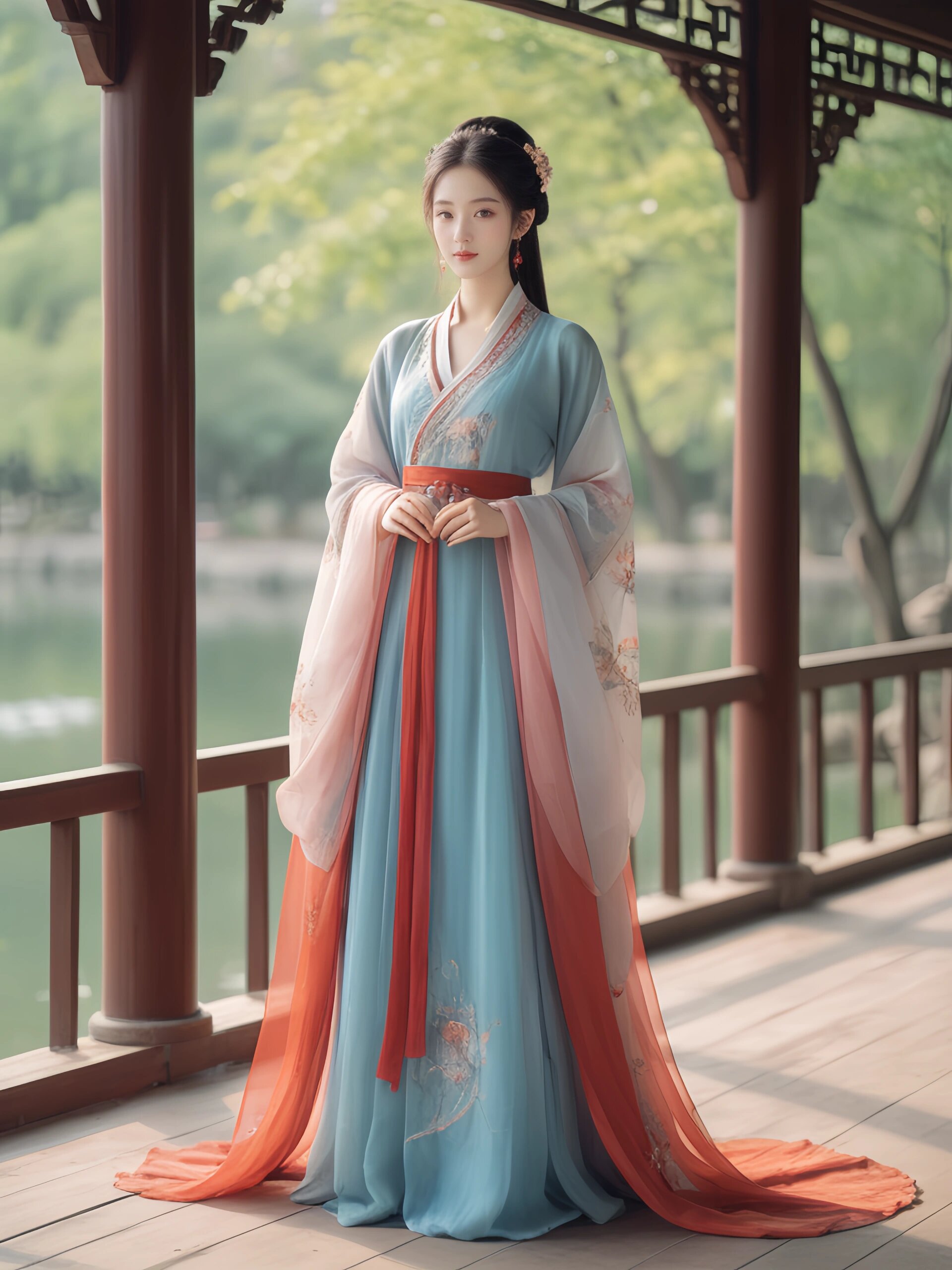 Ancient Charm of Hanfu Skirt for Little Girls Ancient Charm of Hanfu Skirt for Little Girls