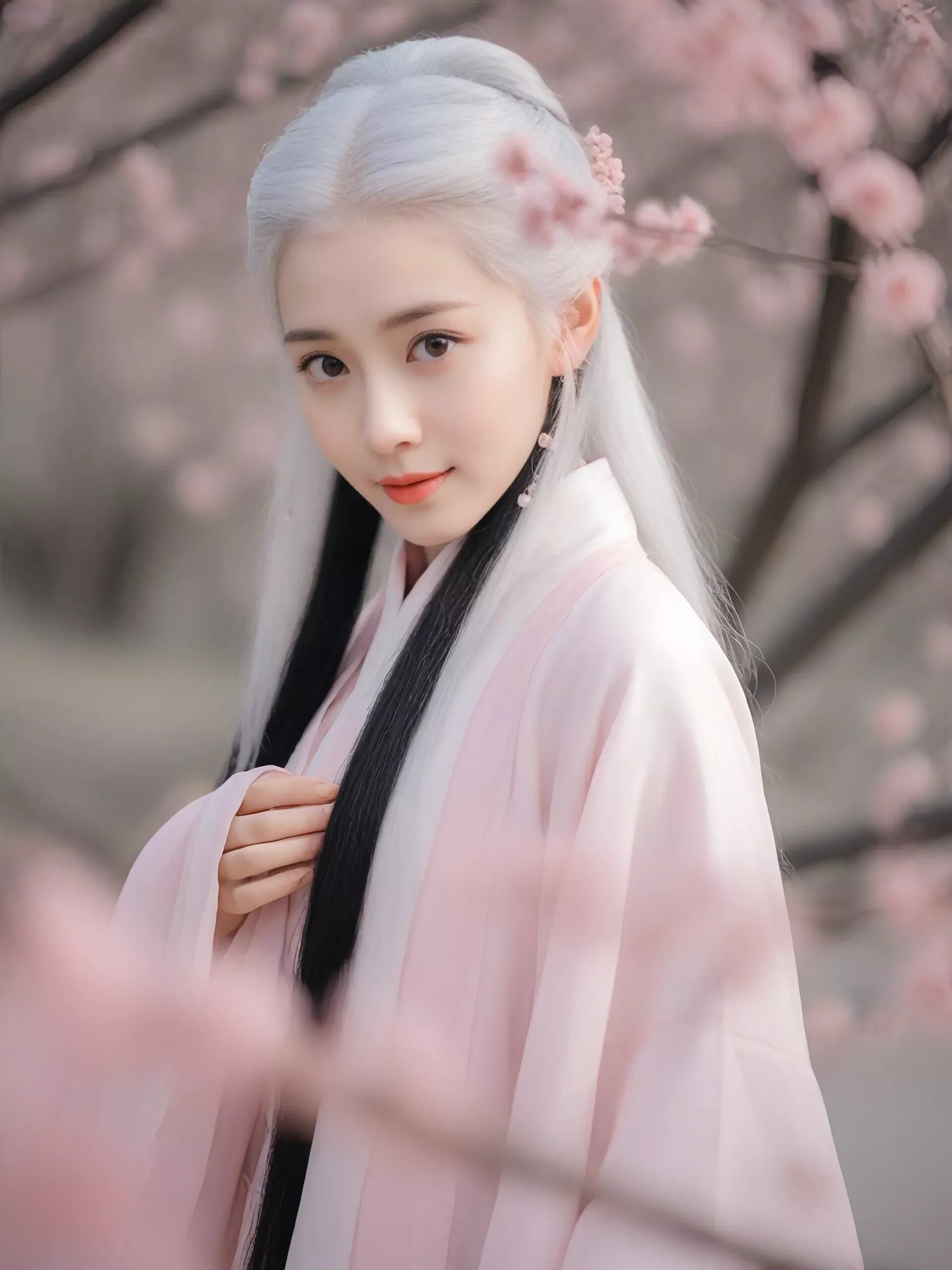 The Splendor of a Girls Red Hanfu Costume in Spring and Autumn The Splendor of a Girls Red Hanfu Costume in Spring and Autumn