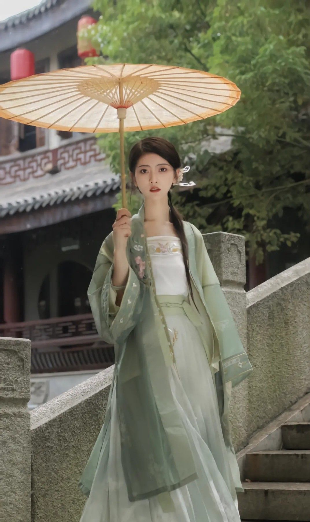 Summer-Friendly Thin Ming-Style Hanfu Dress for Little Girls Summer-Friendly Thin Ming-Style Hanfu Dress for Little Girls