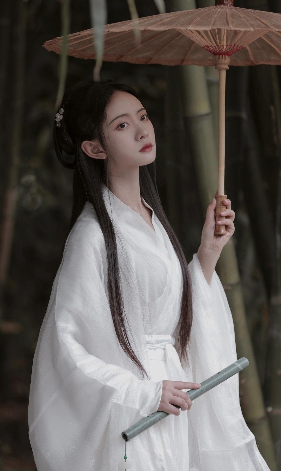 Teenage Girl in Traditional Hanfu Fashion for Summer at 16