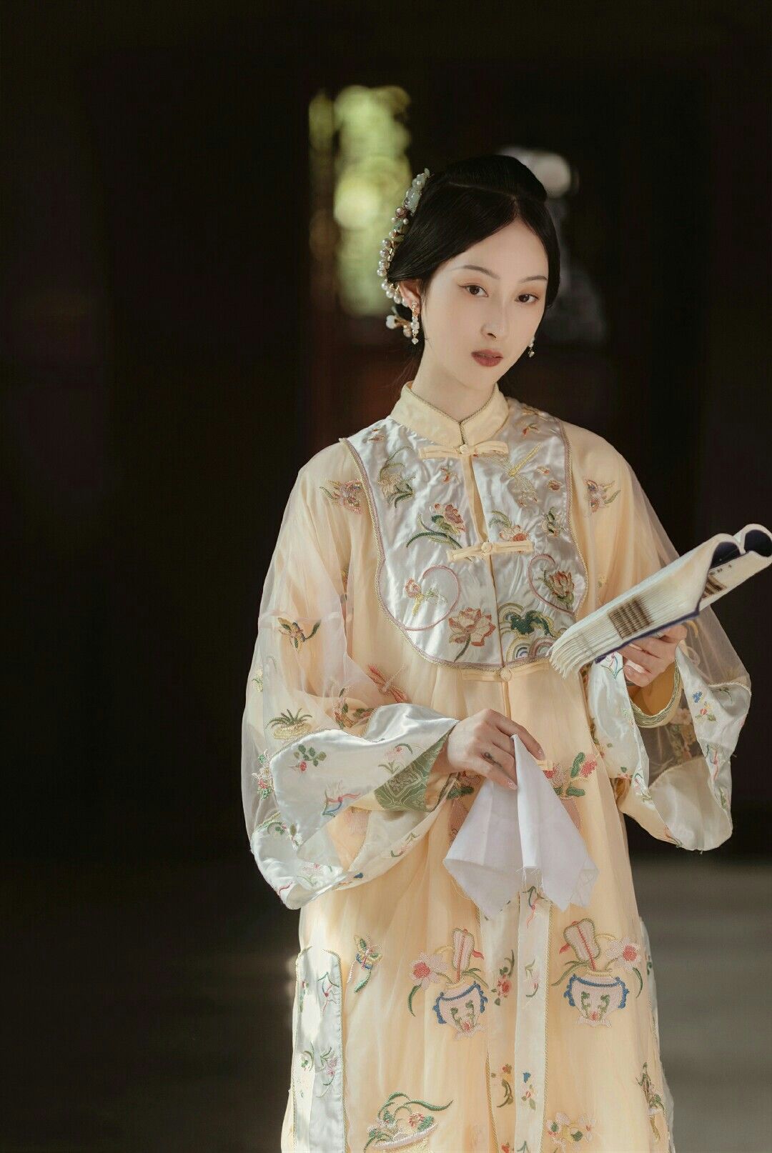 Elegant Fusion:White High Heels and Cheongsam A Fashion Statement Elegant Fusion:White High Heels and Cheongsam A Fashion Statement