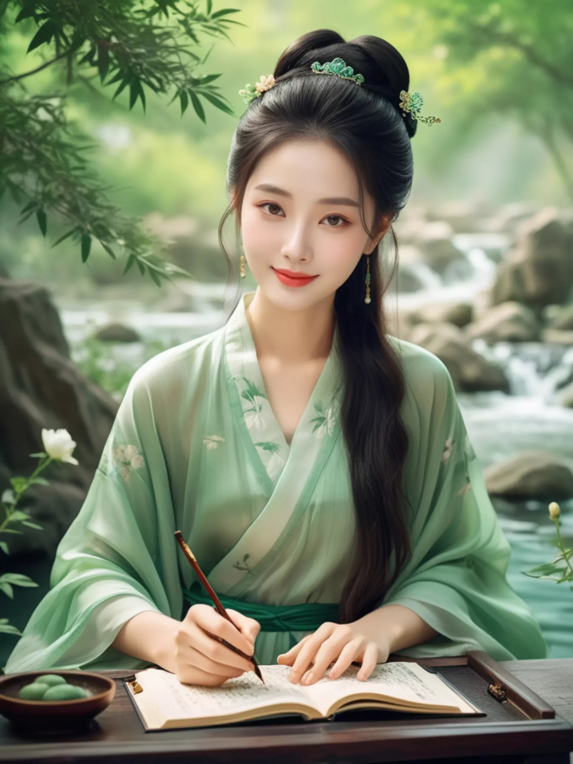 Gentle Cats in Traditional Hanfu Costumes:A Journey into the World of Eastern Elegance