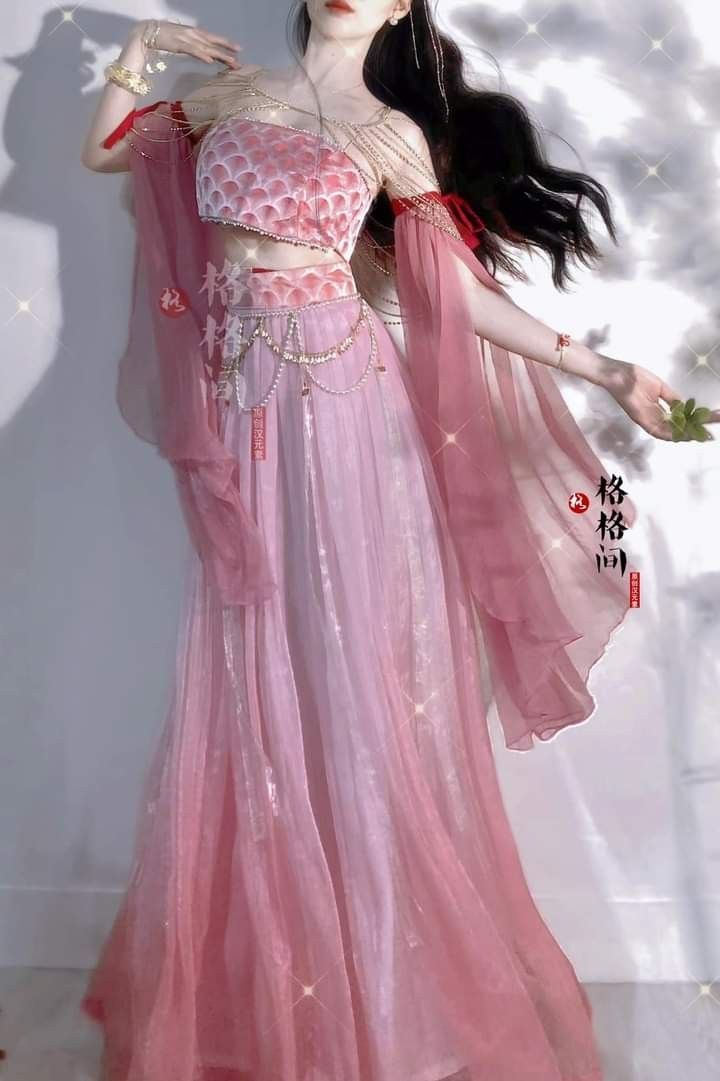 Green Chinese-Style Girls Fairyland-Inspired Hanfu Fashion Green Chinese-Style Girls Fairyland-Inspired Hanfu Fashion