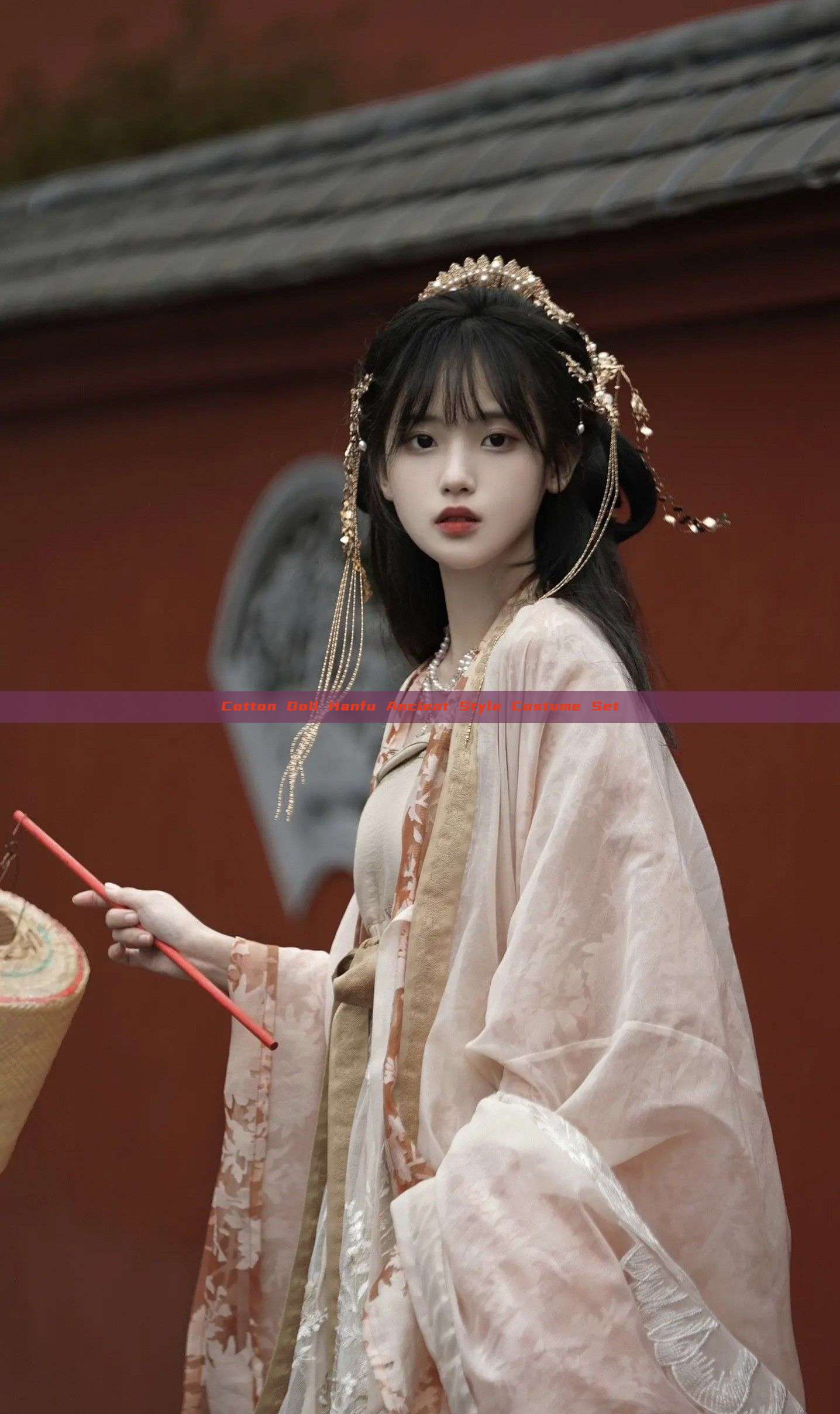 Cotton Doll Hanfu Ancient Style Costume Set Cotton Doll Hanfu Ancient Style Costume Set
