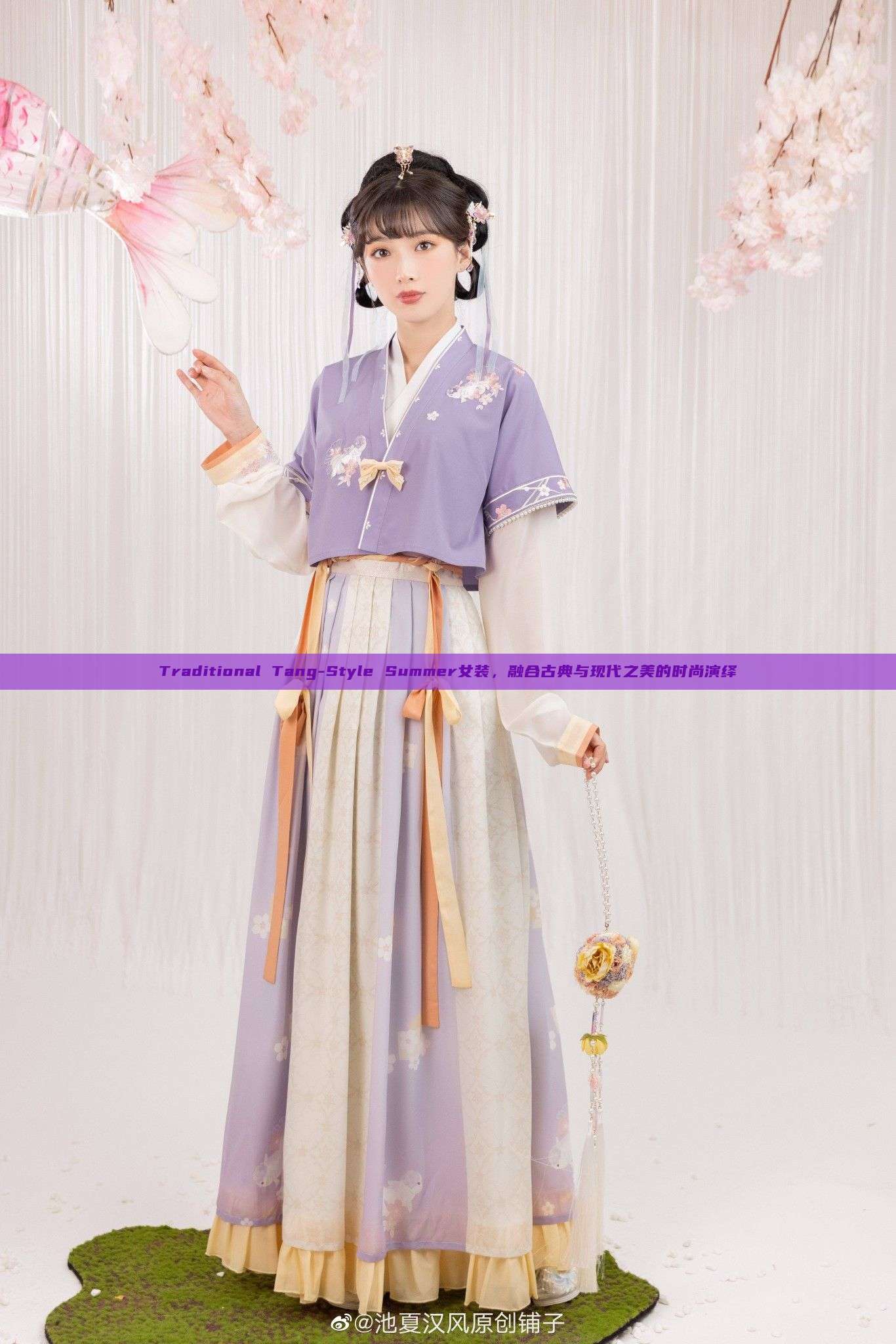 Traditional Tang-Style Summer女装,融合古典与现代之美的时尚演绎 Traditional Tang-Style Summer女装,融合古典与现代之美的时尚演绎