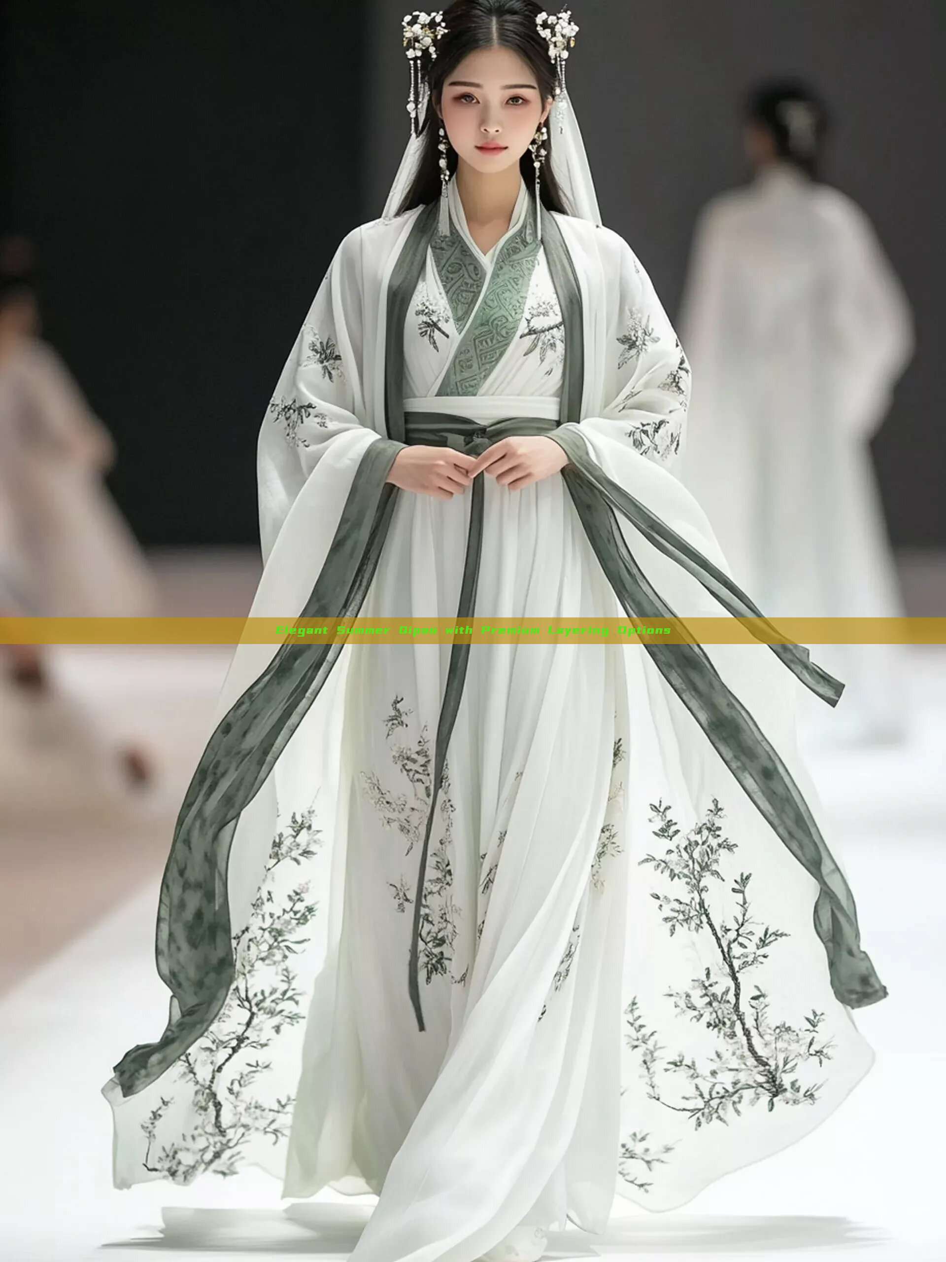 Elegant Summer Qipao with Premium Layering Options Elegant Summer Qipao with Premium Layering Options