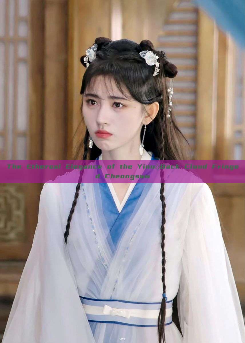 The Ethereal Elegance of the YinuòBack Cloud Fringed Cheongsam The Ethereal Elegance of the YinuòBack Cloud Fringed Cheongsam