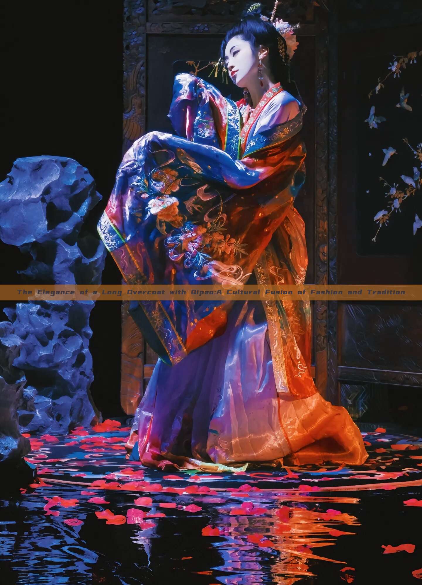 The Elegance of a Long Overcoat with Qipao:A Cultural Fusion of Fashion and Tradition The Elegance of a Long Overcoat with Qipao:A Cultural Fusion of Fashion and Tradition