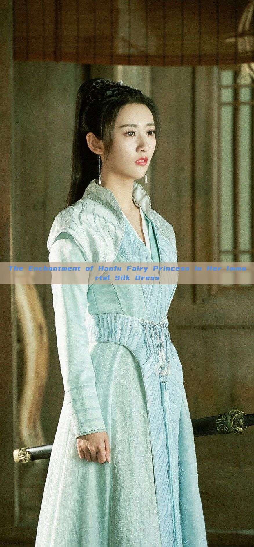 The Enchantment of Hanfu Fairy Princess in Her Immortal Silk Dress The Enchantment of Hanfu Fairy Princess in Her Immortal Silk Dress