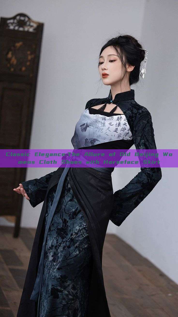 Classic Elegance:The Allure of Old Beijing Womens Cloth Shoes with Horseface Skirt